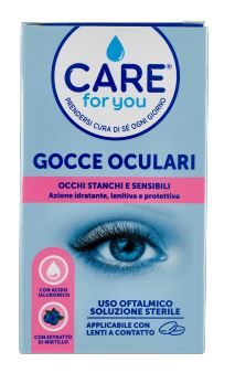 CARE FOR YOU GOCCE OCULARI OCCHI STANCHI 10 PEZZI MONODOSE DA 0,5 ML - Apotecalab srl