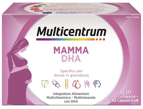 MULTICENTRUM MAMMA DHA 30 COMPRESSE + 30 CAPSULE - Apotecalab srl