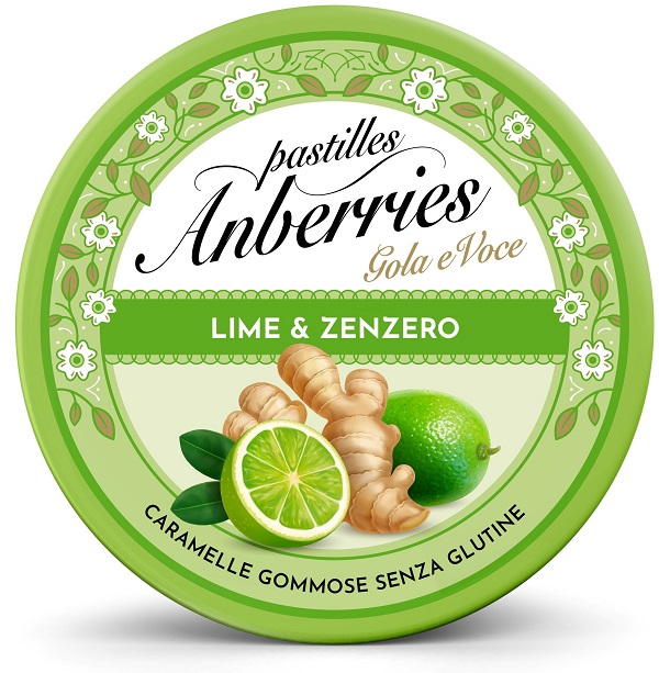 ANBERRIES LIME & ZENZERO 50 G - Apotecalab srl