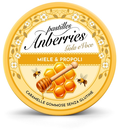 ANBERRIES MIELE&PROPOLI CARAMELLE GOMMOSE 50 G - Apotecalab srl