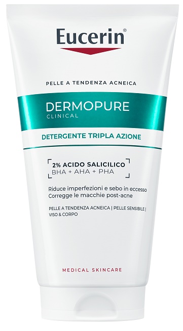 EUCERIN DERMOPURIFYER GEL DETERGENTE TRIPLA AZIONE 150 ML - Apotecalab srl