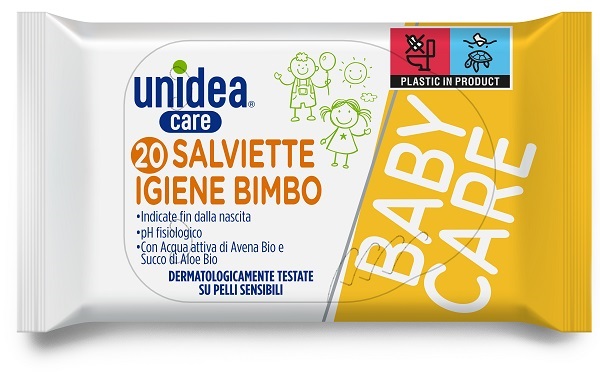 UNIDEA SALVIETTE UMIDIFICATE BABY POCKET NUOVA FORMULA 20 PEZZI - Apotecalab srl