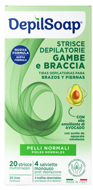 DEPILSOAP STRISCE CORPO NORMALI 20 PEZZI - Apotecalab srl