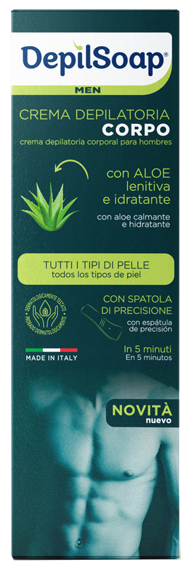 DEPILSOAP CREMA DEPILATORIA UOMO 150 ML - Apotecalab srl