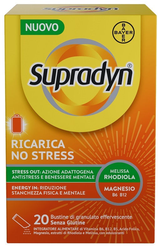 SUPRADYN RICARICA NO STRESS 20 BUSTINE - Apotecalab srl