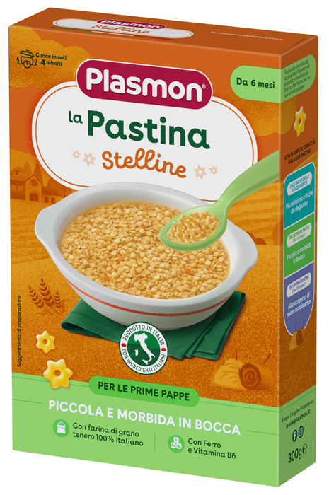 PLASMON PASTA STELLINE 300 G - Apotecalab srl
