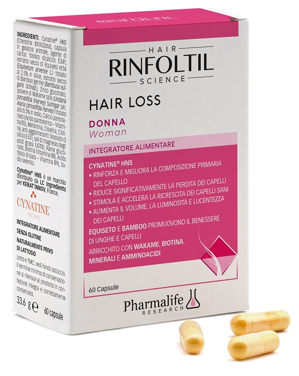 RINFOLTIL HAIR LOSS DONNA 60 CPS - Apotecalab srl