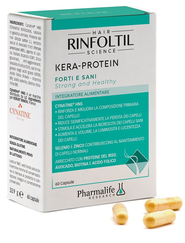 RINFOLTIL KERA-PROTEIN FORTI E SANI 60 CPS - Apotecalab srl