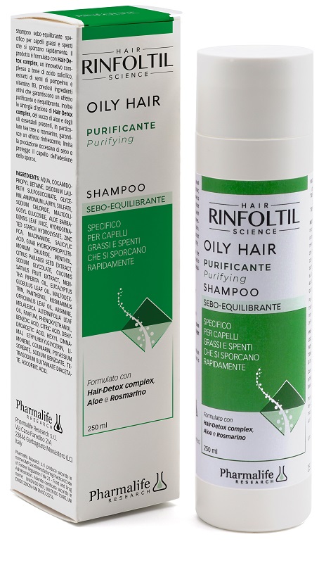 RINFOLTIL OILY HAIR SHAMPOO 250 ML - Apotecalab srl