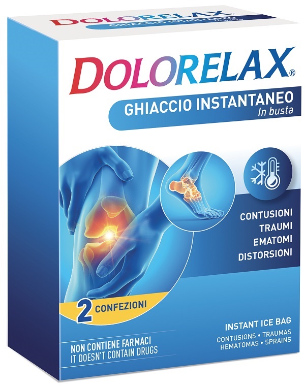 GHIACCIO ISTANTANEO DOLORELAX 2 BUSTE - Apotecalab srl