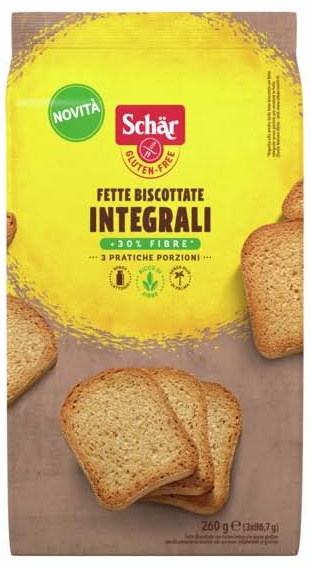 SCHAR FETTE BISCOTTATE INTEGRALI 260 G - Apotecalab srl