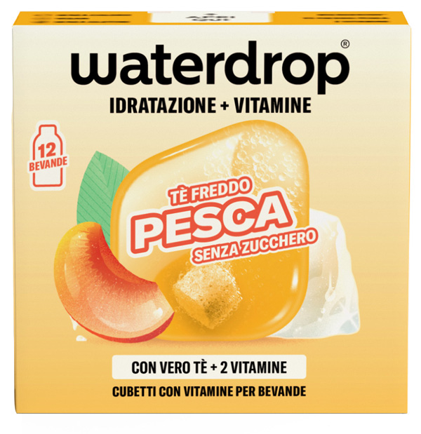 WATERDROP ICE TEA PESCA 12 CUBETTI - Apotecalab srl