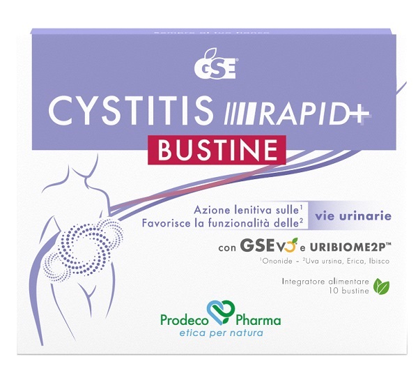 GSE CYSTITIS RAPID+ 10 BUSTINE - Apotecalab srl