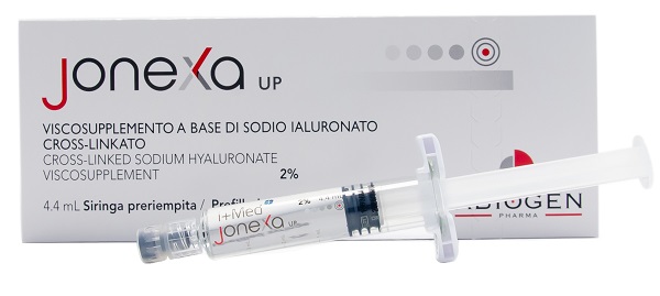 JONEXA UP SIRINGA INTRA-ARTICOLARE SODIO IALURONATO CROSS-LINKATO 2% 4,4 ML - Apotecalab srl