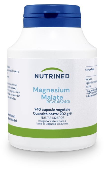 NUTRINED MAGNESIUM MALATE 240 CAPSULE VEGETALI - Apotecalab srl