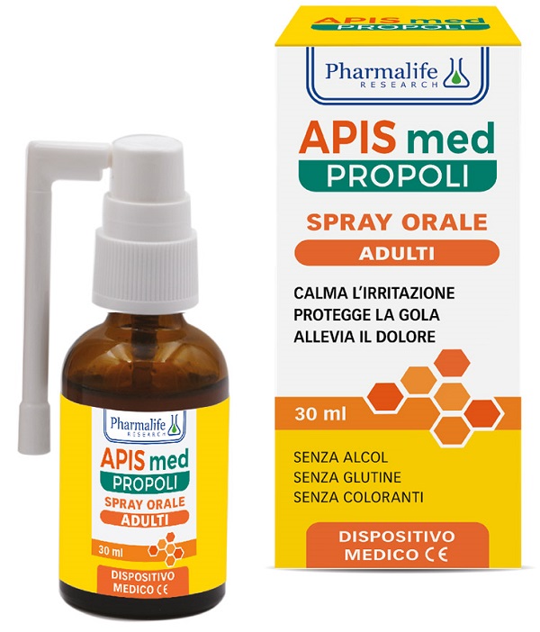 APIS MED PROPOLI SPRAY ORALE ADULTI 30 ML - Apotecalab srl