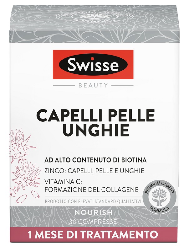 SWISSE CAPELLI PELLE UNGHIE 30 COMPRESSE DA 1540 MG - Apotecalab srl