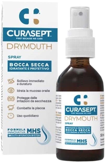 CURASEPT DRYMOUTH SPRAY 50 ML - Apotecalab srl