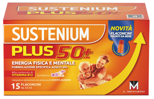 SUSTENIUM PLUS 50+ 15 FLACONCINI - Apotecalab srl