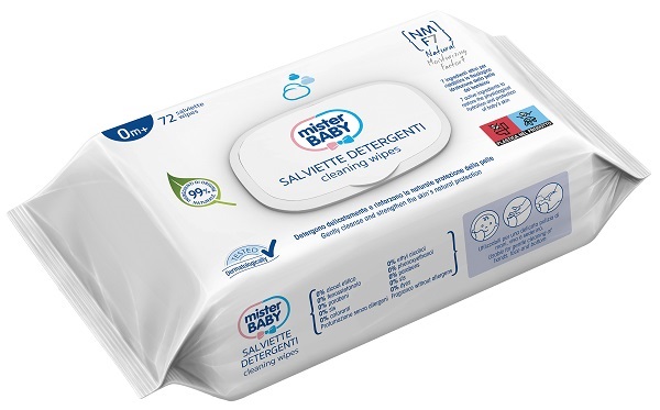 MISTER BABY SALVIETTE DETERGENTI 72 PEZZI - Apotecalab srl